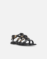 Sandales basses cloutées à brides - | Pinko