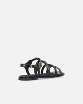 Sandales basses cloutées à brides - | Pinko