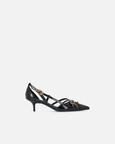 Décolleté con cinturini e borchie gioiello - | Pinko