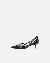 Décolleté con cinturini e borchie gioiello - | Pinko