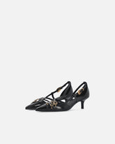 Décolleté con cinturini e borchie gioiello - | Pinko