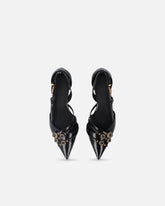 Décolleté con cinturini e borchie gioiello - | Pinko