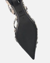 Pumps with python print and jewel studs - | Pinko