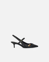 Slingbacks with straps and jewel details - | Pinko