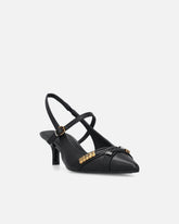 Slingback con cinturini e applicazioni gioiello - | Pinko