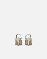 Slingback in nappa laminata - | Pinko