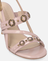 Sandali slingback alti con cinturini e borchie - | Pinko