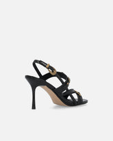 Sandali slingback alti con cinturini e borchie - | Pinko