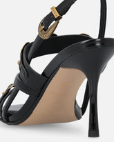 Sandali slingback alti con cinturini e borchie - | Pinko