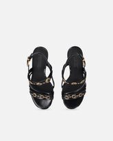Sandali slingback alti con cinturini e borchie - | Pinko