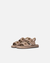 Sandali imbottiti in nappa con dettagli metallici - | Pinko