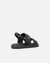 Sandali imbottiti in nappa con dettagli metallici - | Pinko