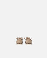 Mocassins en daim avec applications bijou - | Pinko
