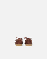 Mocassins en daim avec applications bijou - | Pinko
