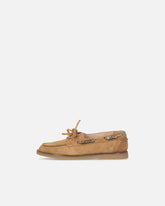 Mocassins en daim avec applications bijou - | Pinko