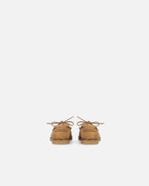 Mocassins en daim avec applications bijou - | Pinko