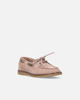 Mocassins en daim avec applications bijou - | Pinko