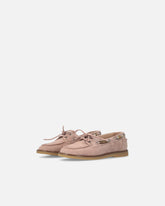 Mocassins en daim avec applications bijou - | Pinko