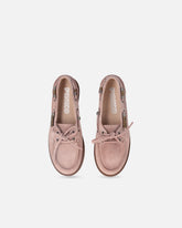 Mocassins en daim avec applications bijou - | Pinko