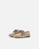 Mocassins en daim à lacets multicolores - | Pinko