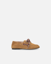 Mocassins en daim à lacets multicolores - | Pinko