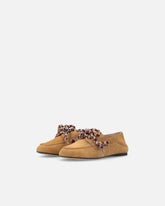 Mocassins en daim à lacets multicolores - | Pinko