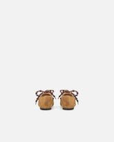 Mocassins en daim à lacets multicolores - | Pinko