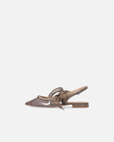 Ballerine slingback con lacci - | Pinko