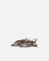 Baleriny typu slingback ze sznurowadłami - | Pinko