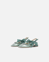 Baleriny typu slingback ze sznurowadłami - | Pinko