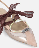 Μπαλαρίνες slingback με κορδόνια - | Pinko