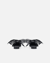 Slingback ballerinas with ties - | Pinko