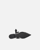 Ballerines slingbacks avec embossage python et lacets - | Pinko