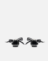 Ballerine slingback con stampa pitone e lacci - | Pinko