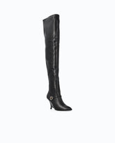 Nappa leather boots with extra-high leg shaft - | Pinko