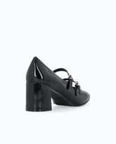 Mary Jane pumps in patent-effect leather - | Pinko