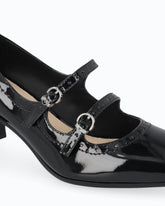 Mary Jane pumps in patent-effect leather - | Pinko