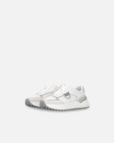 Sneakers with logo and mirror-finish details - | Pinko