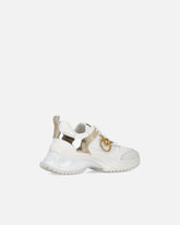 Sneakers Ariel effetto pelle con dettagli specchio - | Pinko