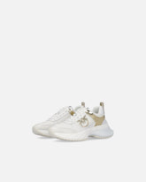Ariel leather-effect sneakers with mirror detailing - | Pinko
