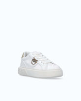 Sneakers en cuir à logo Love Birds - | Pinko