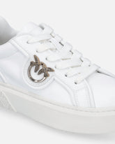 Sneakers en cuir à logo Love Birds - | Pinko