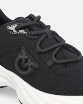 Sneakers Ariel traforate con logo uccellini - | Pinko