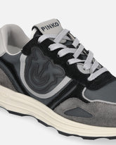 Zapatillas deportivas de ante con logotipo - | Pinko