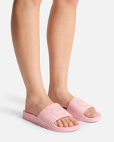 Mules en caoutchouc avec maxi logo Love Birds - | Pinko