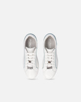 Sneakers in pelle con logo - | Pinko