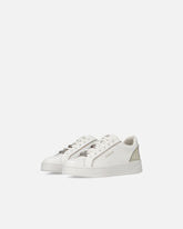 Sneakers in pelle con logo - | Pinko