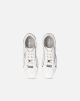 Sneakers in pelle con logo - | Pinko