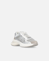 Sneakers with laminated inserts and Love Birds logo - | Pinko