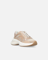 Sneakers con mix di inserti e logo Love Birds - | Pinko